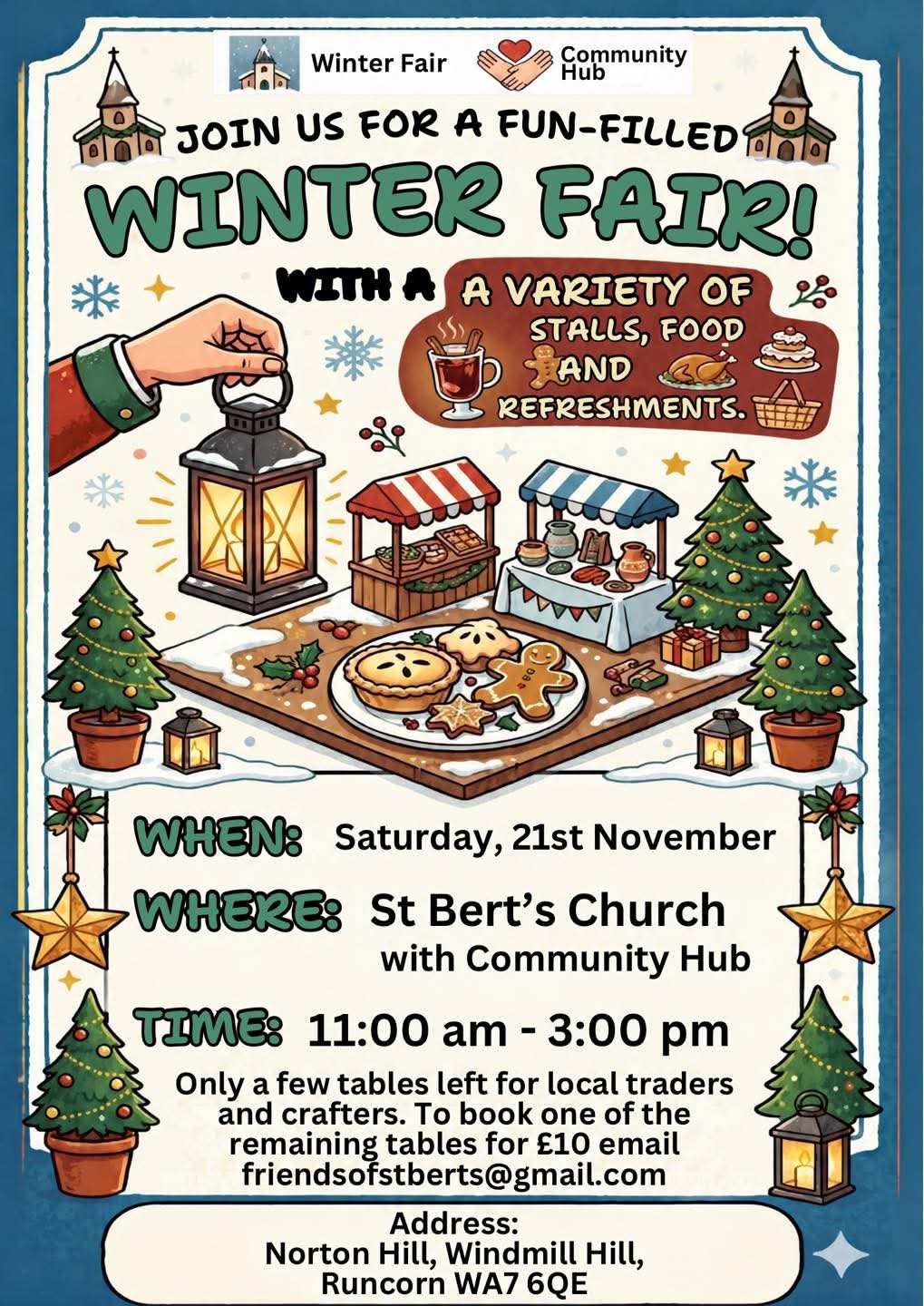 Community Hub Winter Fair Returns to St Bert's Church This November ...