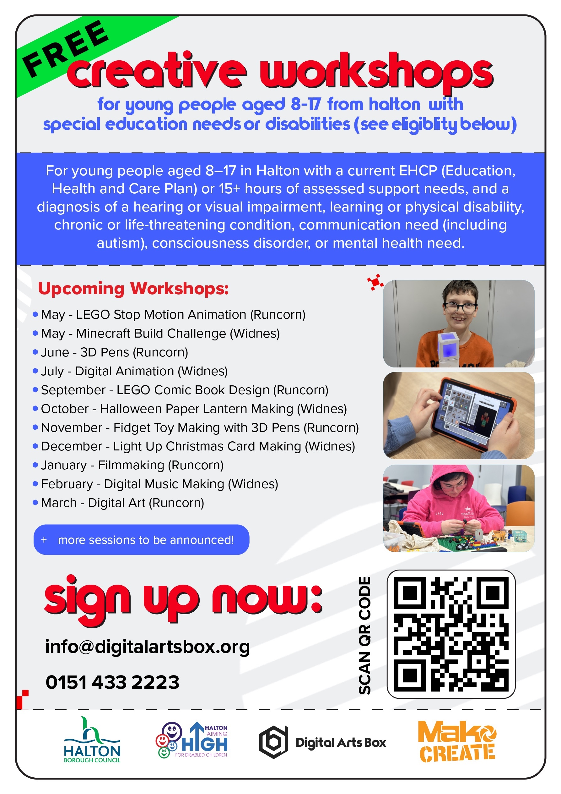 3D Pen Workshop For Young People with SEND in Halton Digital Arts Box
