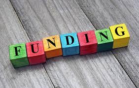 Picture of bricks spelling funding