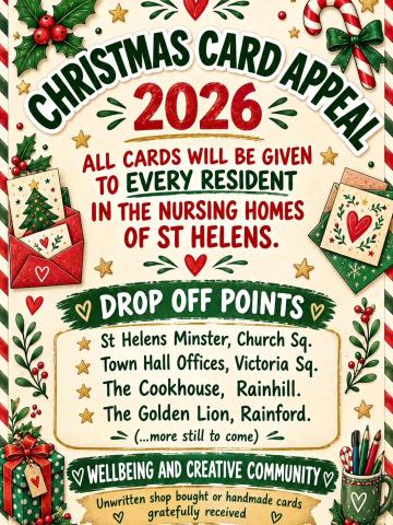 Help Spread Christmas Cheer to Care Home Residents Across St Helens