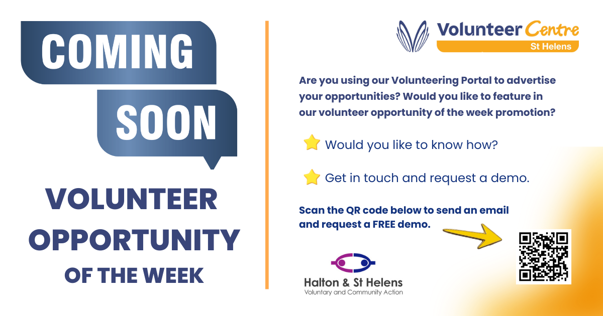 New ‘Volunteer Opportunity of the Week’ Promotion Coming Soon